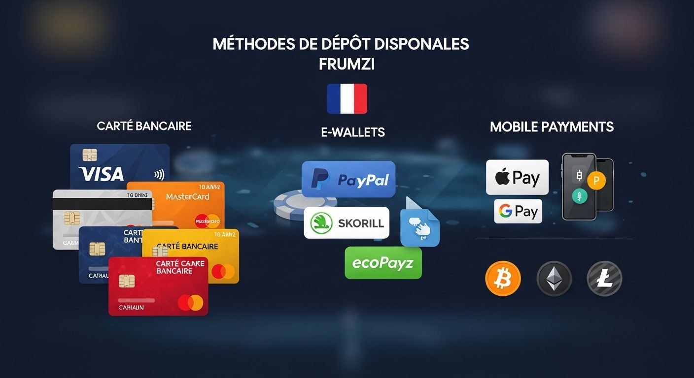 Méthodes de dépôt disponibles casino payment options